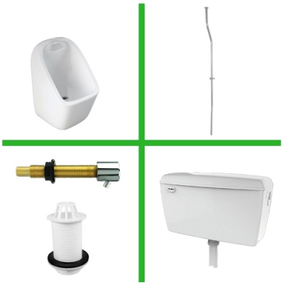 RAK Series 600 Urinal System for 1-3 Bowls - Concealed